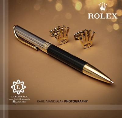 ست خودکار و دگمه سردست ROLEX